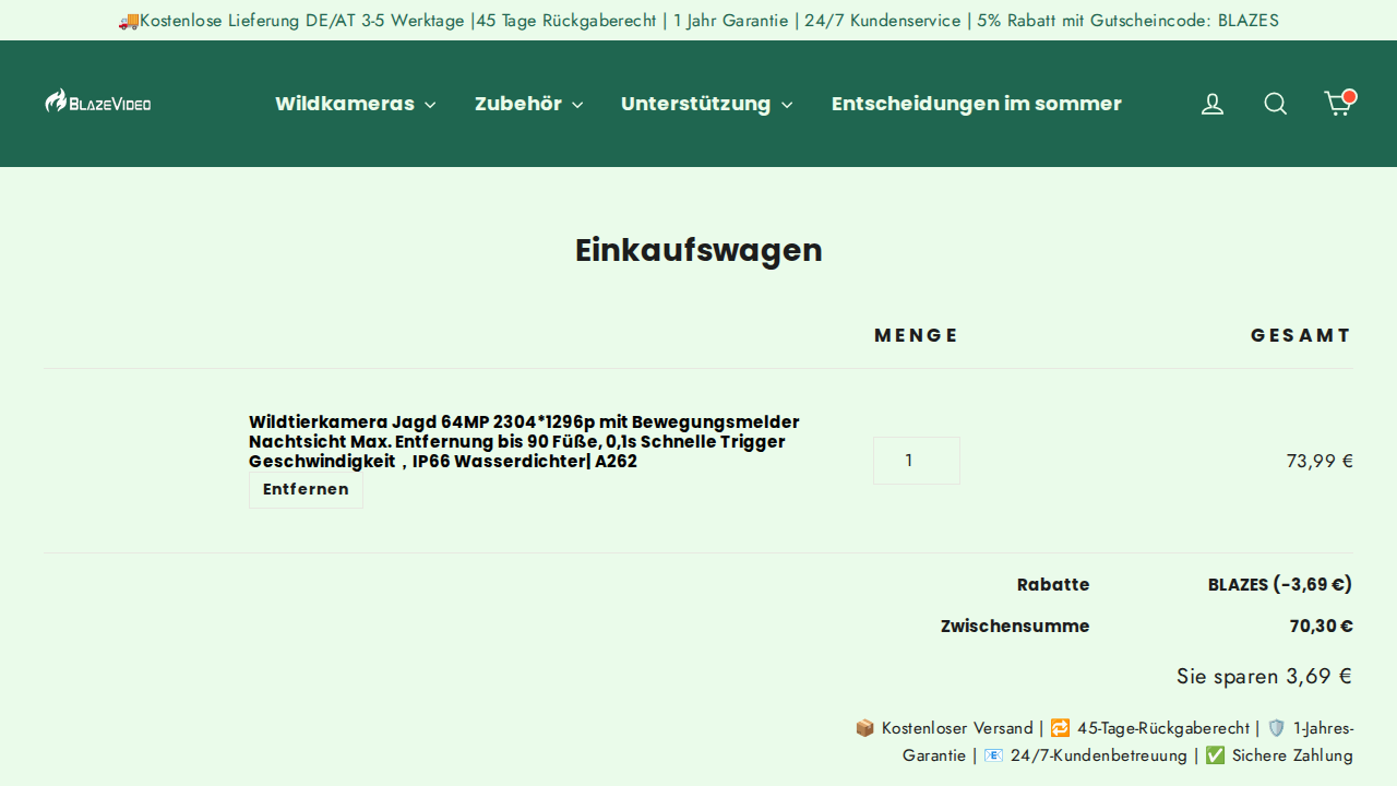 Bereinigter Prüfnachweis-Screenshot für BlazeVideo vom 25.07.2026, 22:51 Uhr